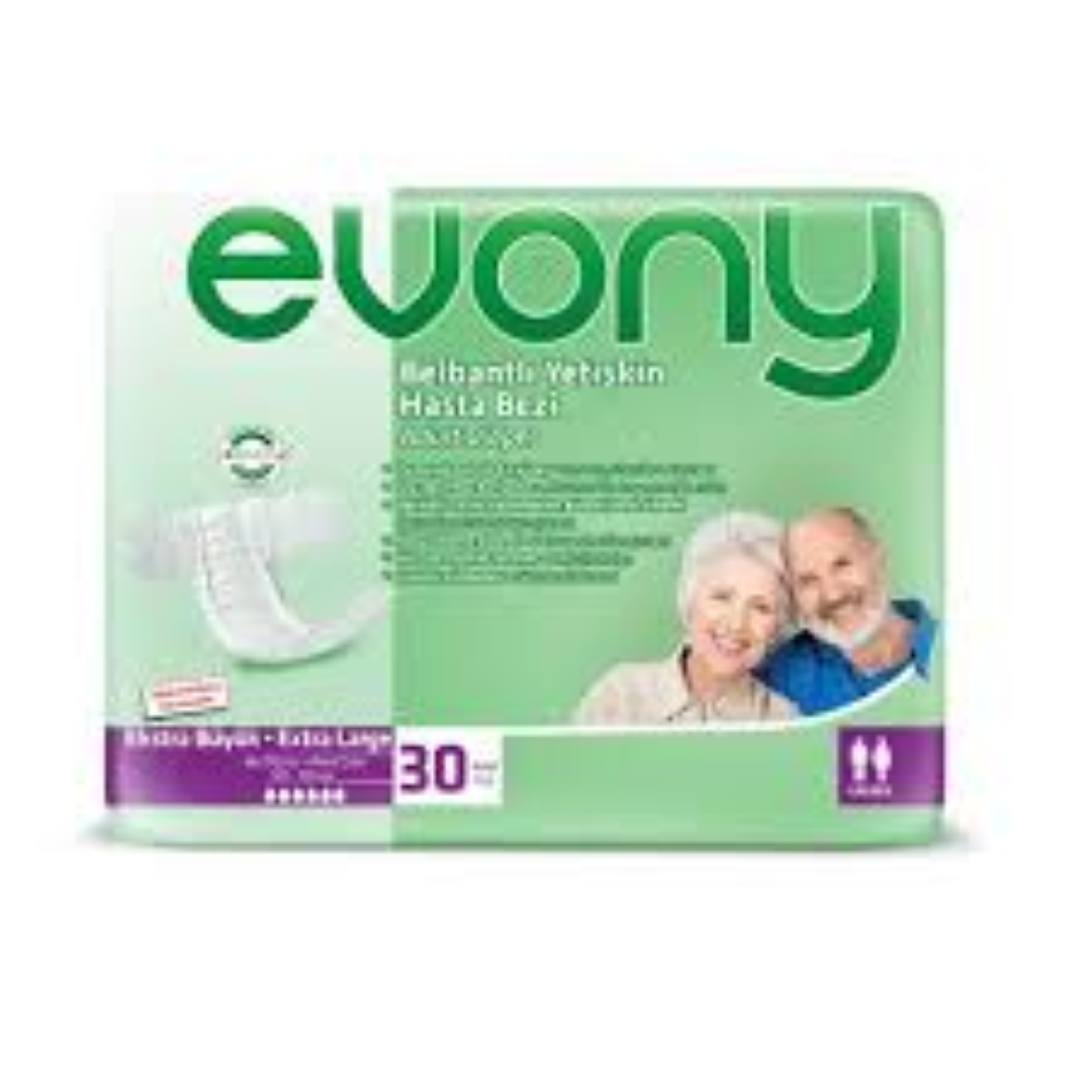 EVONY ADULT DIAPER XLARGE 30PCS